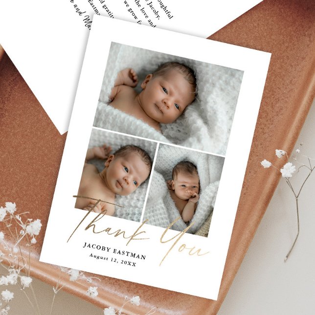 Budgeterat minimiskript 3 Photo Baby - tackkort (Skapare uppladdad)