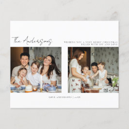 Budgeterat minsta antal julfotopapper för Helgdag Flygblad