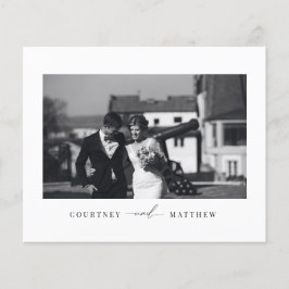 Budgeterat, modernt, minimalistiskt foto - tackkor flygblad