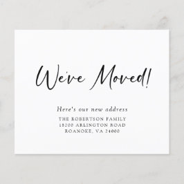 Budgeterat Nytt adress Flytta av postlåda för vatt