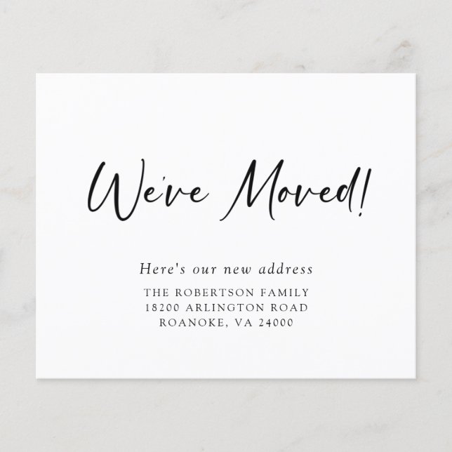 Budgeterat Nytt adress Flytta av postlåda för vatt (Framsida)