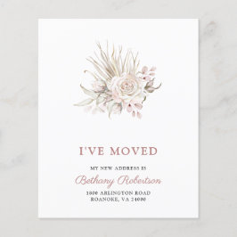 Budgeterat nytt Flytta för hemmakoncept för Rosa r