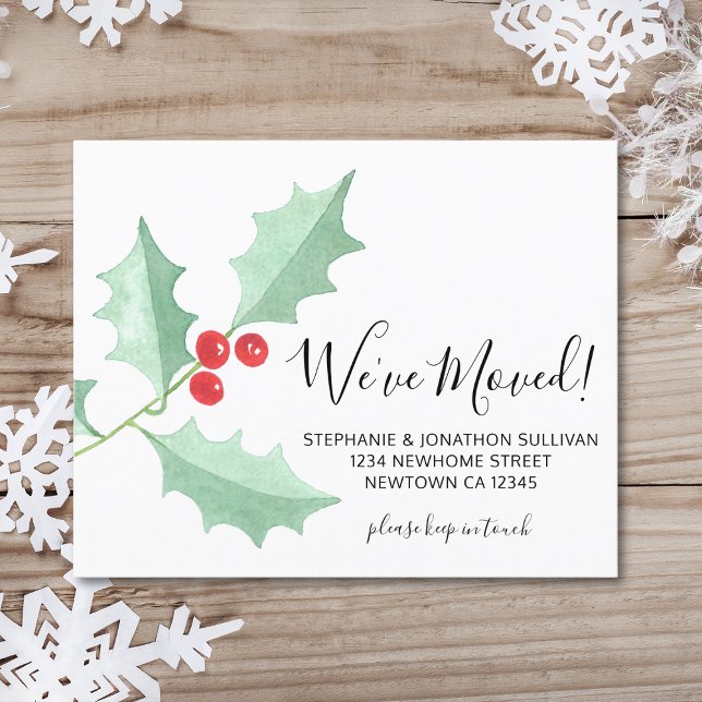 Budgeterat vattenfärgs-Holly-Vi har flyttat (Skapare uppladdad)