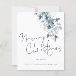 Budgeteringsvintryckning God jul-kort