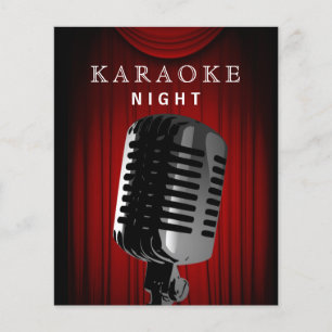 Budgetetens Karaoke Nattfest-inbjudan