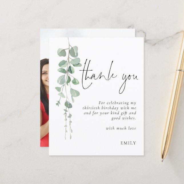 Budgeteucalyptus Foto 30-årsfirande Tack (Fram/Back In Situ)