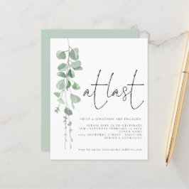 Budgeteukalyptus i Inbjudan förra Förlovningsfeste