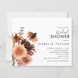 Budgetfallets höst Terracotta Möhippa Inbjudan