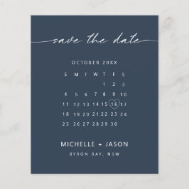 BUDGETflottkalender Spara datum Flygblad