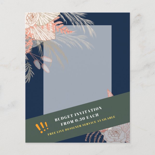 BUDGETFLYERS - FRI KONSTRUKTION - PAMPAS GRASS-Tem Flygblad (Framsidan)