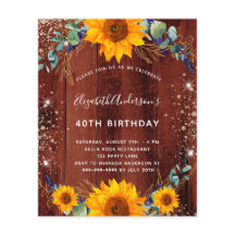 Budgetfödelsedagssolrosbrunträ