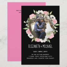 BUDGETFOTO-BRÖLLOPSINBJUDNINGAR - Blommigt