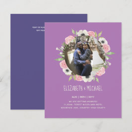 BUDGETFOTO-BRÖLLOPSINBJUDNINGAR - Blommigt