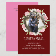 BUDGETFOTO-BRÖLLOPSINBJUDNINGAR - Blommigt