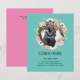 BUDGETFOTO-BRÖLLOPSINBJUDNINGAR - Blommigt