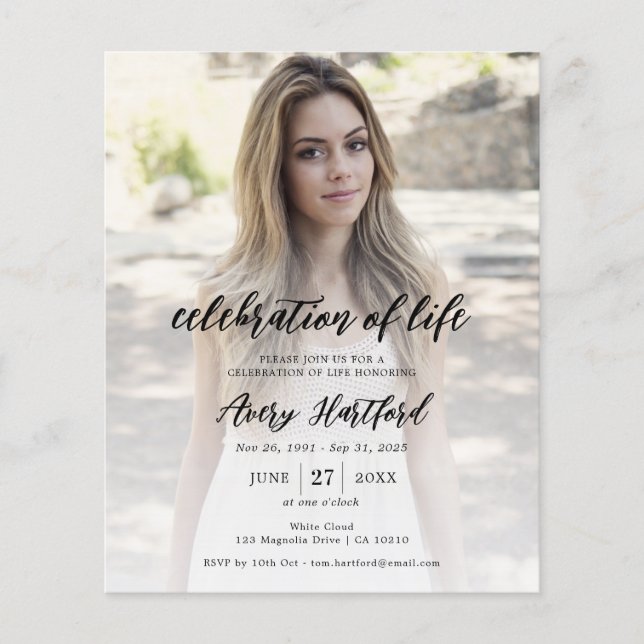 Budgetfoto Firande i livets inbjudan (Framsida)