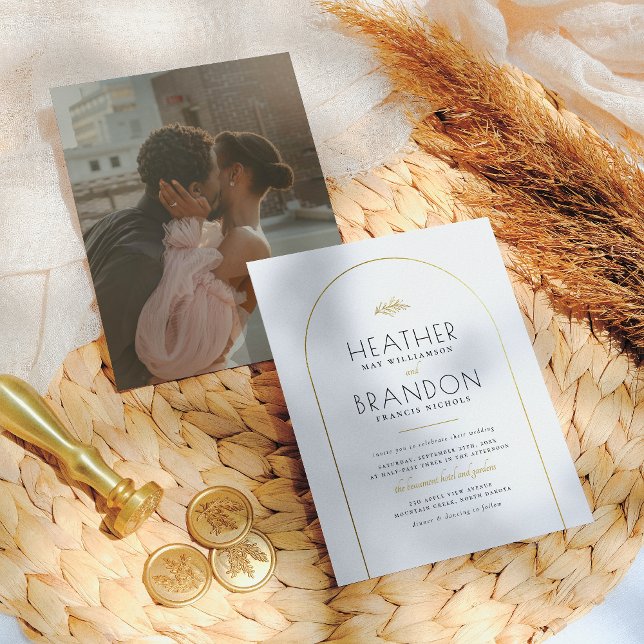 Budgetfoto för Eleganten guld Arch Ram Bröllop (Skapare uppladdad)