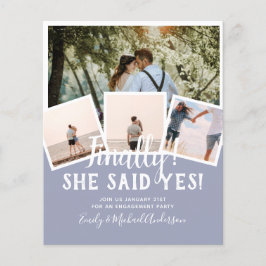 BUDGETFOTO-meddelande om bröllopsinbjudan Flygblad