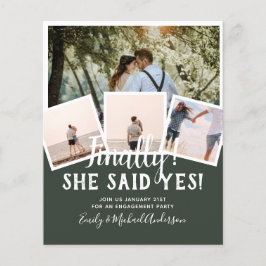 BUDGETFOTO-meddelande om bröllopsinbjudan Flygblad