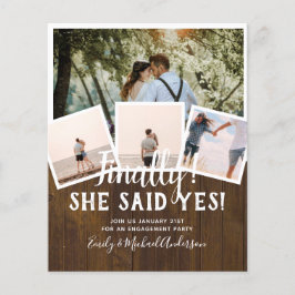 BUDGETFOTO-meddelande om bröllopsinbjudan Flygblad