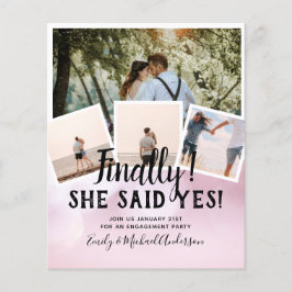 BUDGETFOTO-meddelande om bröllopsinbjudan Flygblad