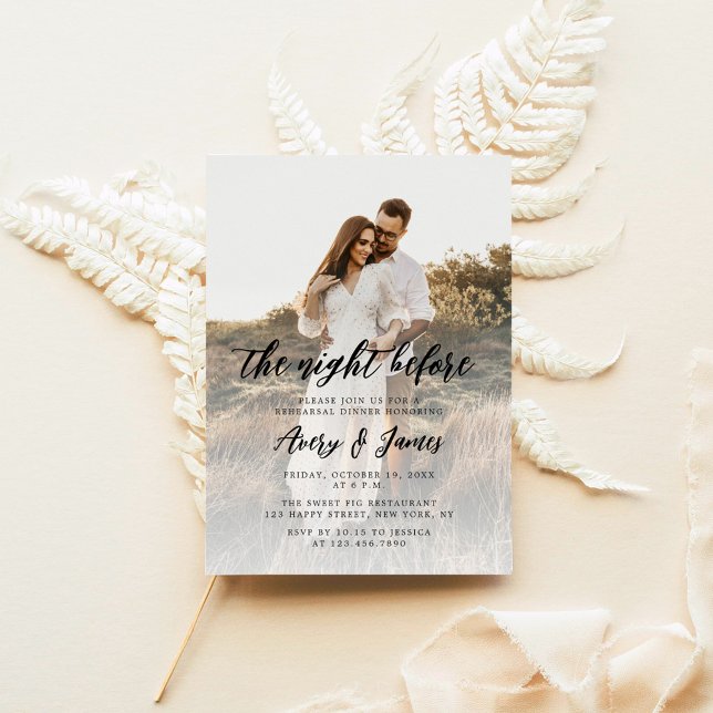 BUDGETFOTO Natten före repetitionsmiddag (Skapare uppladdad)