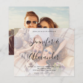 Budgetfoto och Vågrät Big Namn Photo Bröllop