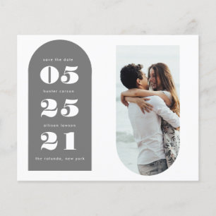 Budgetfoto Spara datum-flyer Flygblad