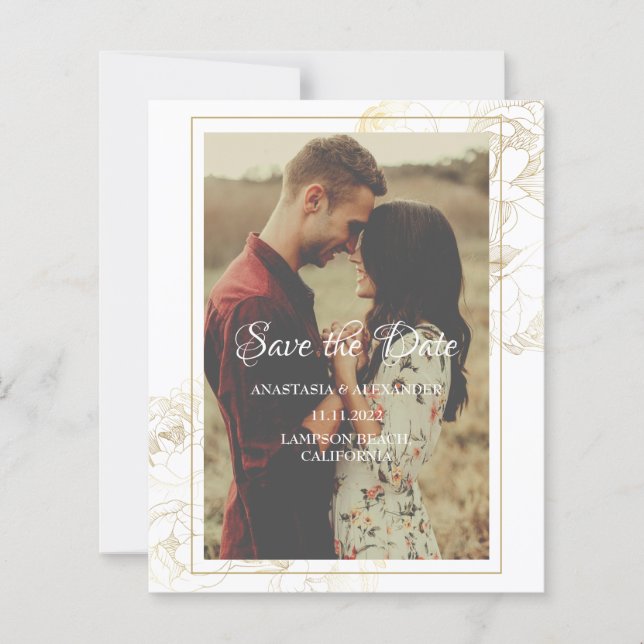 BUDGETFOTO SPARA DATUM-inbjudan. (Framsida)