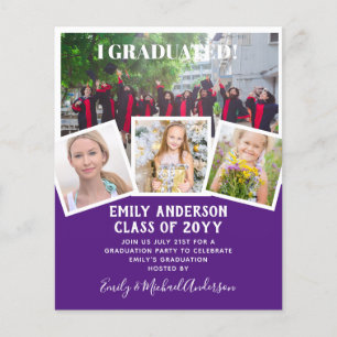 BUDGETFOTO STUDENTEN INBJUDAN - Blandat Färg Flygblad