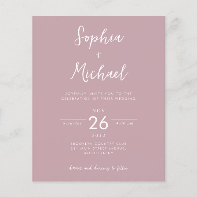 Budgetfotoinformation QR-webbplats Dusty Ro Bröllo (Framsida)