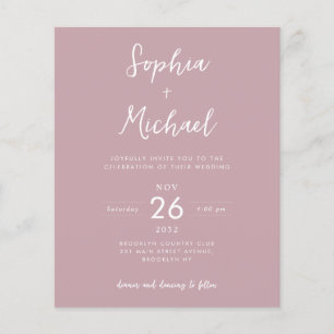 Budgetfotoinformation QR-webbplats Dusty Ro Bröllo