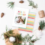 budgetfotokollage - färgstarka julklappar anteckningskort<br><div class="desc">Budgeten Fotokollage christmas regnbåge färglöst rand är en samling av helgdag i roligtens lysande familj.</div>