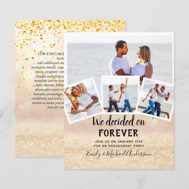 BUDGETFOTOOMRÖSTNING - INBJUDNINGSKORT FÖR FÖRLOVN (Fram/baksida)