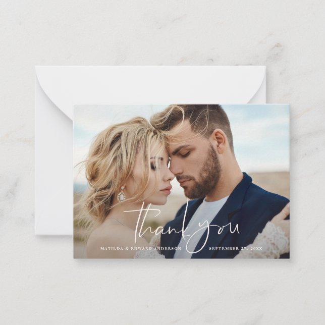 budgetfotot bröllop tack vare citrusfrukter botani anteckningskort (Framsida)