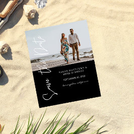 Budgetfototypografi Spara datum 4B Flyer
