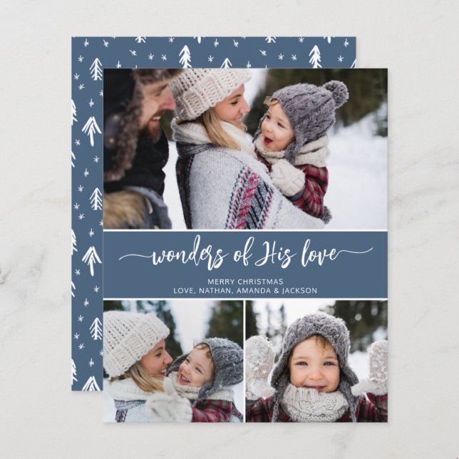 Budgetfrågor Hans Kärlek kristliga jul (Fram/baksida)