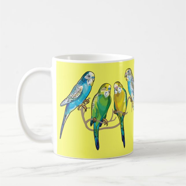 budgetgerigars kaffemugg (Vänster)