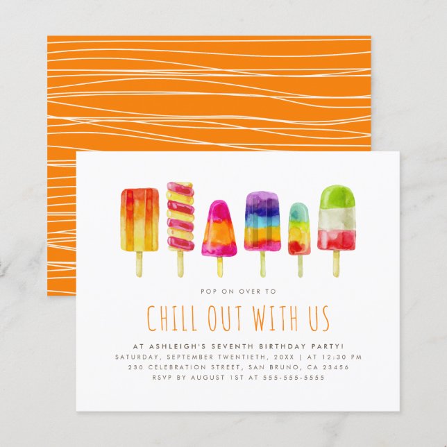 Budgetgrupp Party | BARNS FÖDELSEDAG PARTY (Fram/baksida)