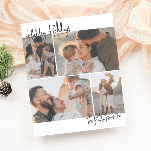 Budgethandskrift 4 Helgdag för multifoto jul