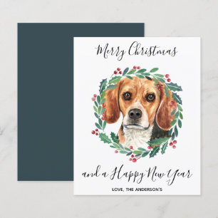 Budgethanterarkort för God jul Helgdag Hund