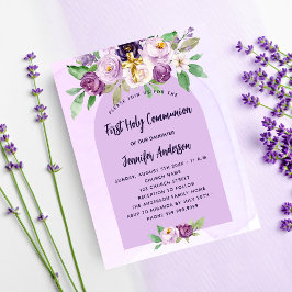 Budgetinbjudan för första violetta blommor från Co