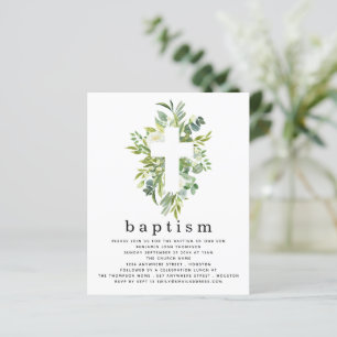 Budgetinbjudan till Botaniskt Löv Kor-baptism