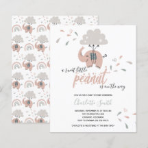 Budgetinbjudan till Elephant Rosa Girl Girl Girl B