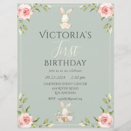 Budgetinbjudan till Grönt för kalkbunny första föd