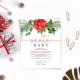 Budgetinbjudan till julfesten i Santa Baby