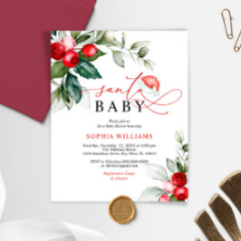Budgetinbjudan till julfesten i Santa Baby