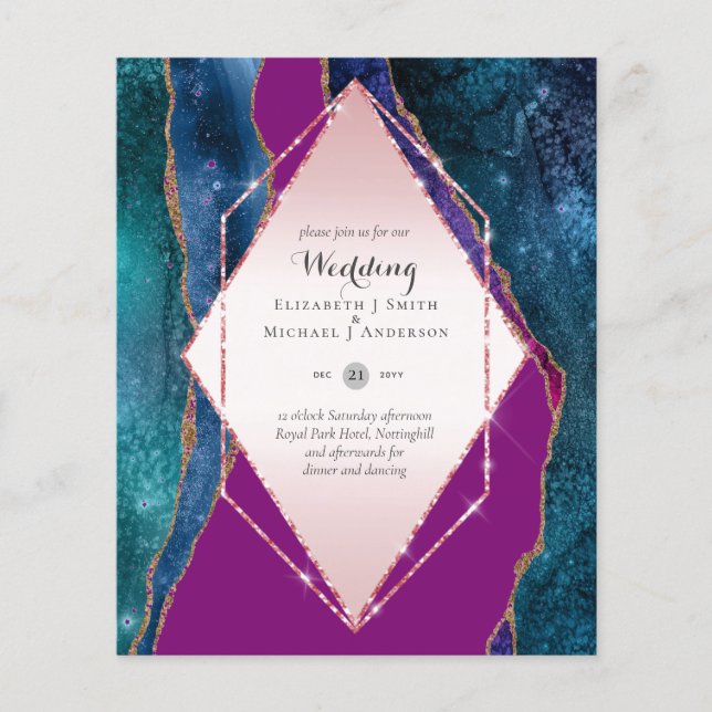 BUDGETINBJUDNINGAR - AGATE SPARKLES FLYGBLAD (Framsidan)