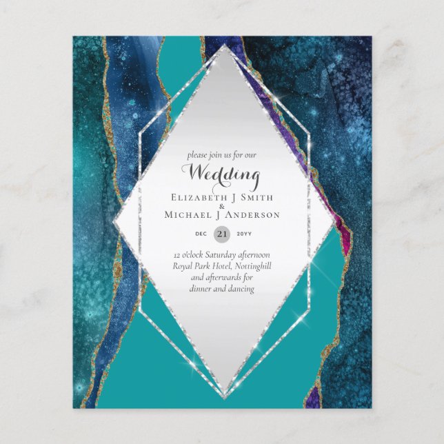 BUDGETINBJUDNINGAR - AGATE SPARKLES FLYGBLAD (Framsidan)