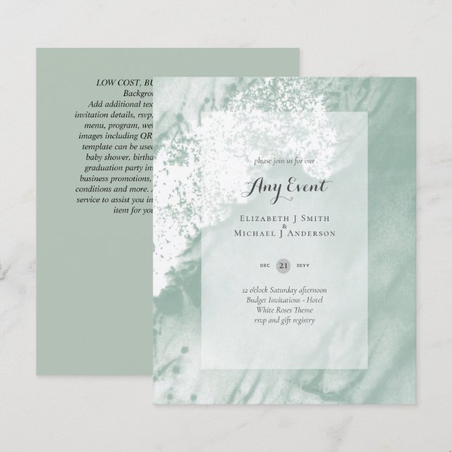 BUDGETINBJUDNINGAR - EVENTUELLA HÄNDELSER - Abstra (Fram/baksida)